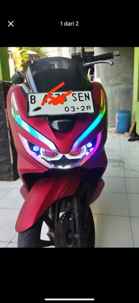 Biled aes turbo lampu D2 alis rgb 210 mode