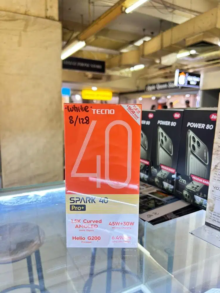 Tecno Spark 40 Pro + Plus 8/256 Baru