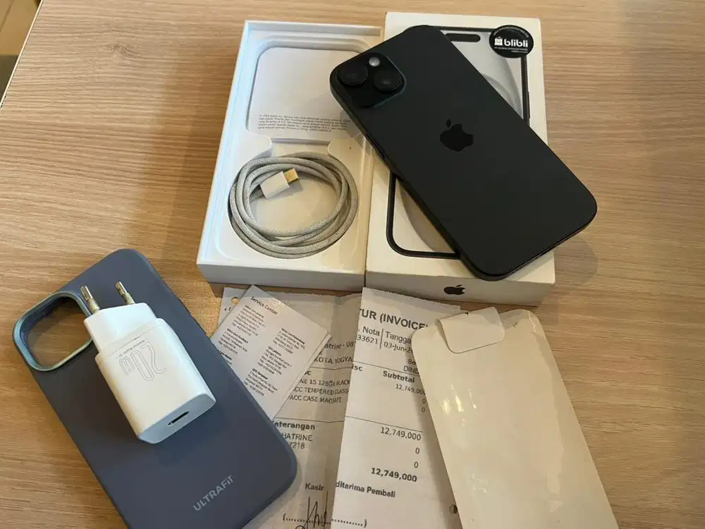 Iphone 15 128 ibox garansi on