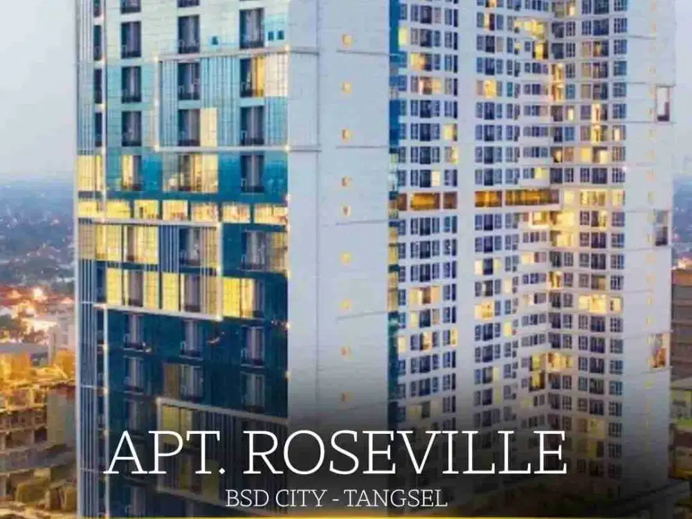 Apt mewah, berada di pusat BSD City akses langsung ke pintul tol BSD, cuma 4 menit.Fasilitas lengkap, full furnished,bisa KPA