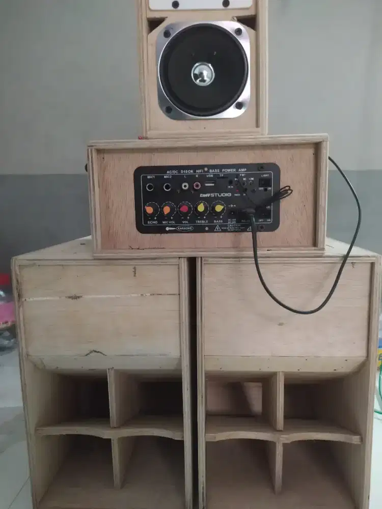 Dijual Sound Miniatur Double 6 Inch – Paket Lengkap Siap Pakai