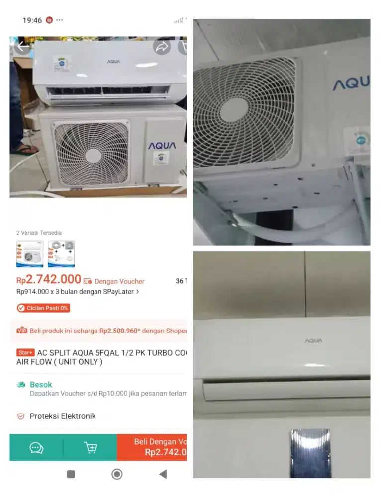 Ac ½ pk merk AQUA