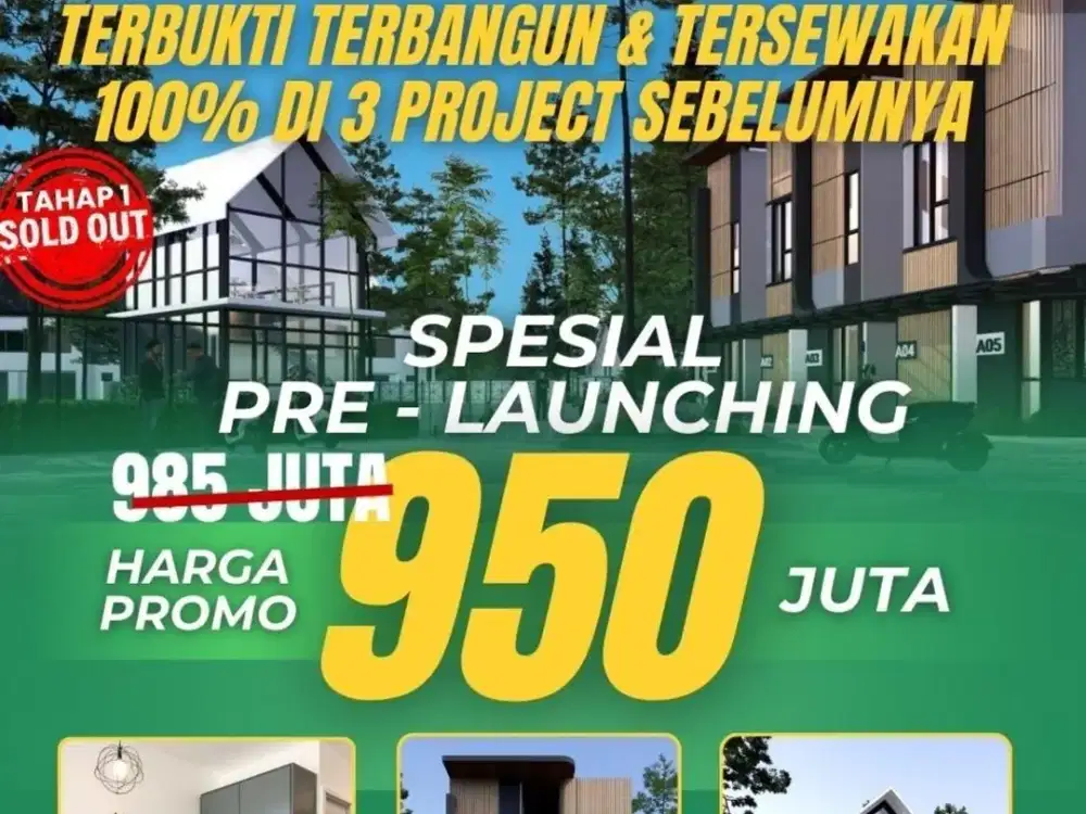 RUMAH KOSAN SIAP HUNI 4 LANTAI FULL FASILITAS / FULL FURNISH DRAMAGA BOGOR