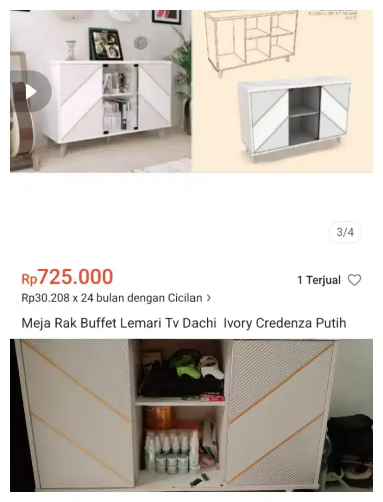 Rak meja Tv minimalis