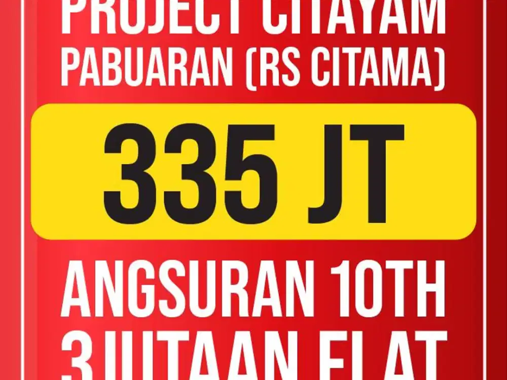 RUMAH MURAH MINIMALIS SIAP HUNI CITAYAM PABUARAN SUSUKAN KABUPATEN BOGOR
