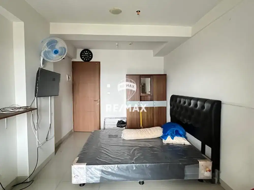 Disewakan Studio Oak Tower B - View Jalan, Lantai 20, Full Furnish,Siap Huni Tinggal Bawa Koper