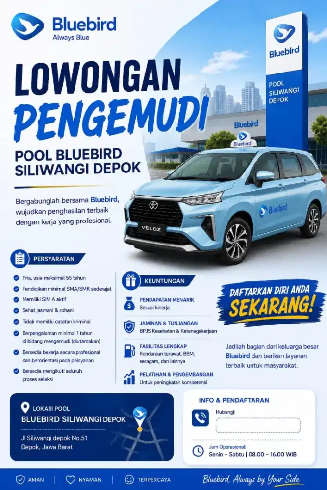 Driver taxi bahan bakar hybrid bensin + CNG