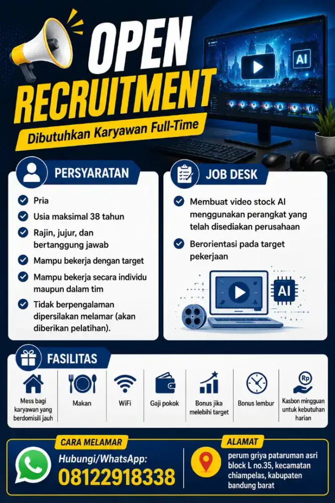 Lowongan kerja fulltime