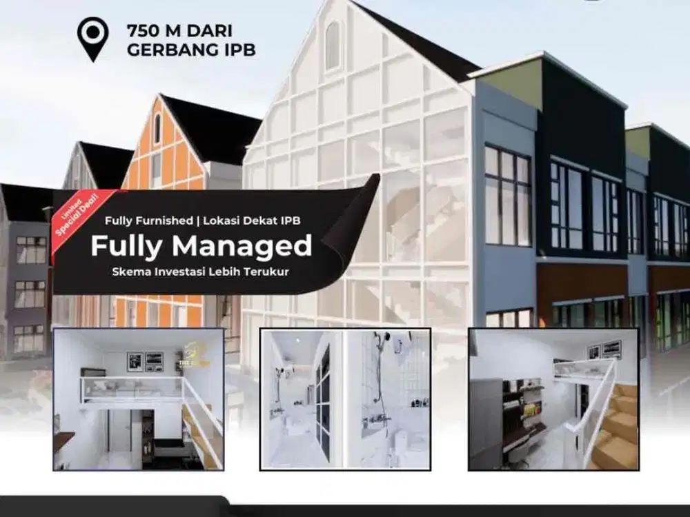 Investasi apartemen kost dengan passive income dengan sistem auto pilot di dramaga, bogor