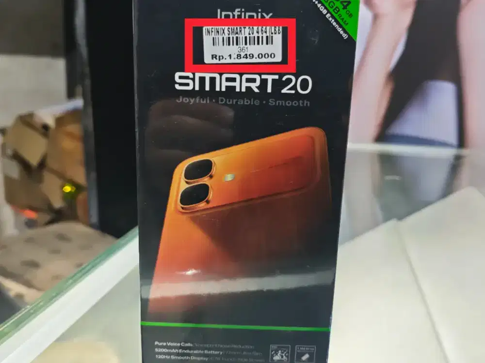 INFINIX SMART 20 RAM 4+4/64GB ATLANTIS DAHSYAT