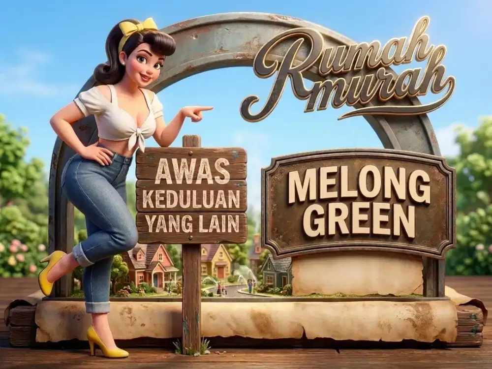 JUAL RUMAH DI MELONG GREEN, CIJERAH, CIMAHI.