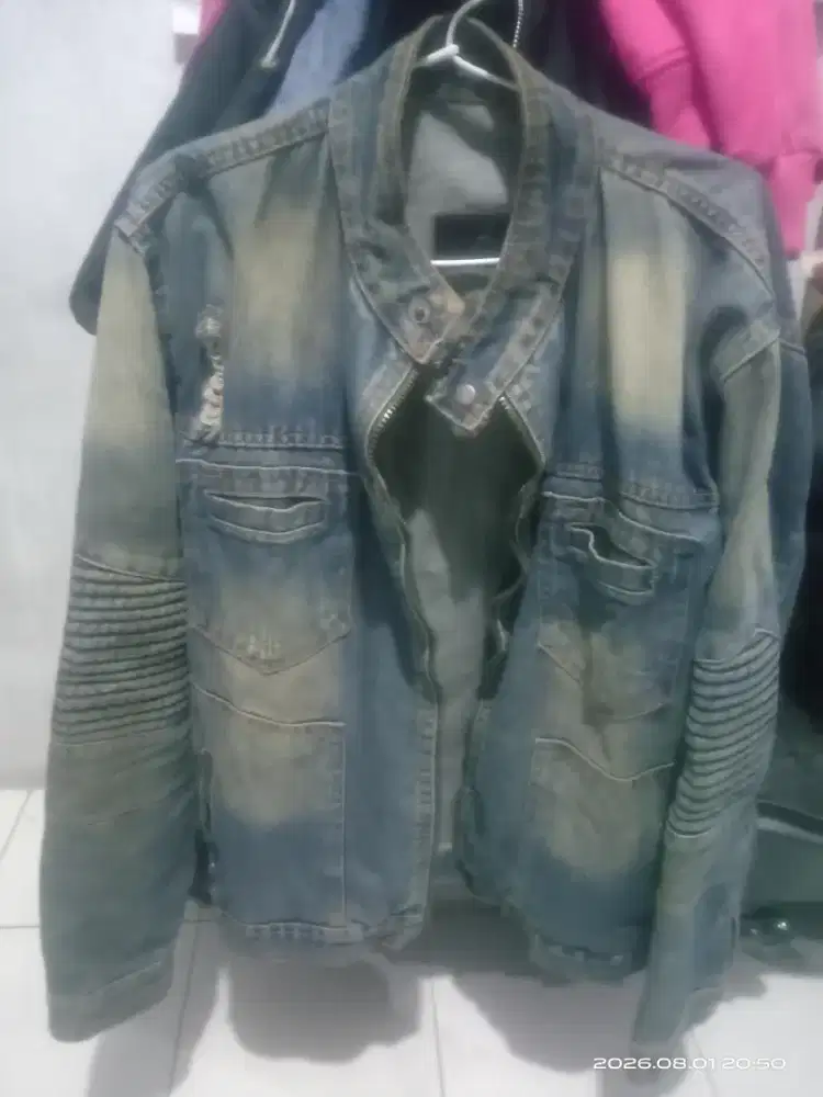 Jaket jins jeans Levis untuk touring