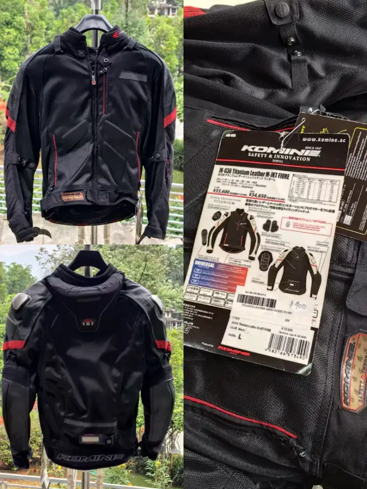 Jaket komine titanium
