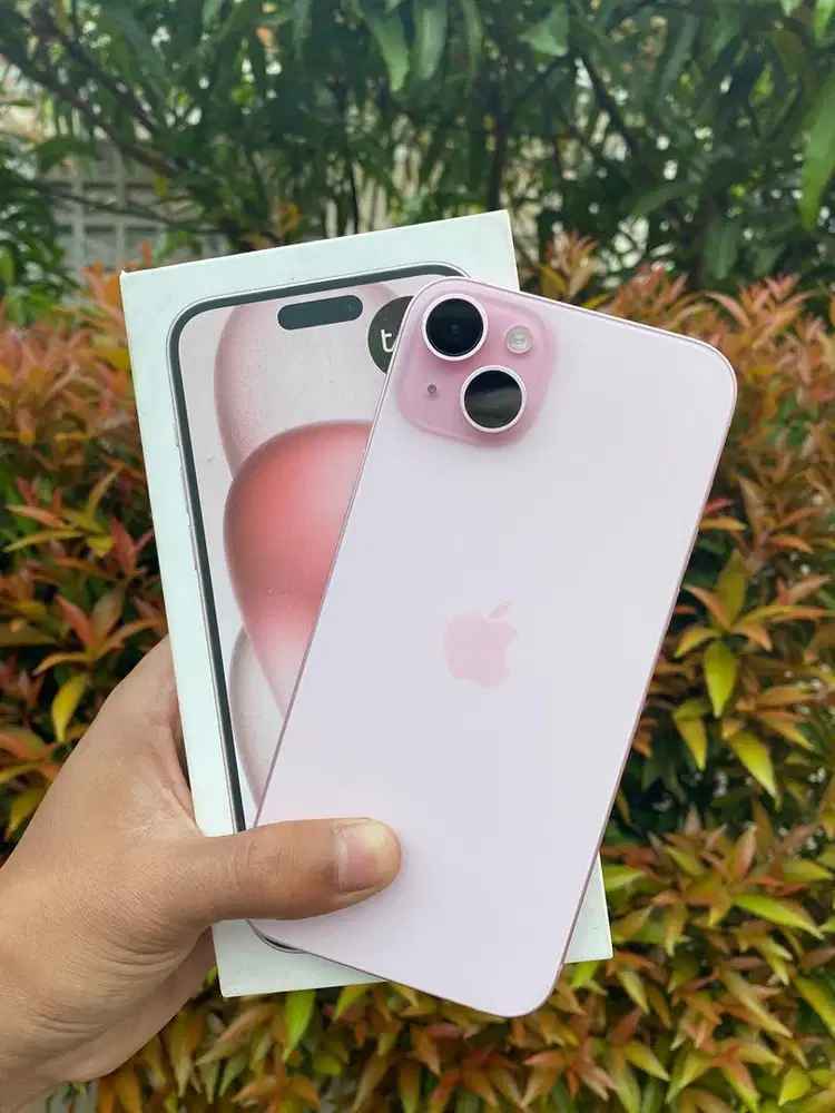 Iphone 15 Plus 128 GB Pink iBox Fullset LIKE NEW