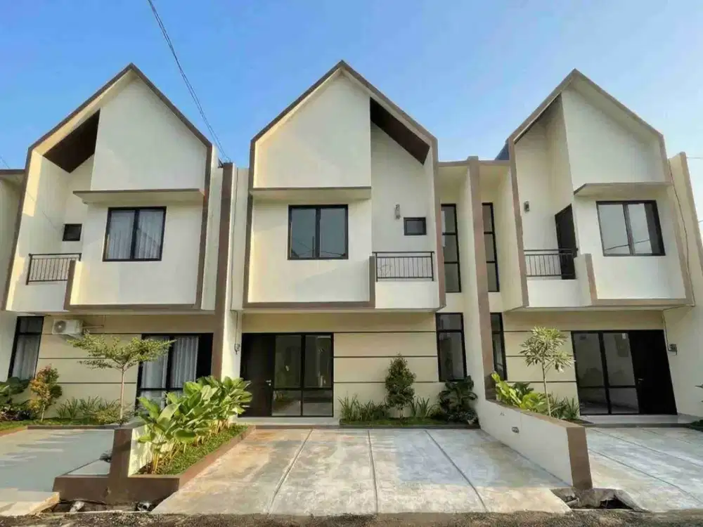 Rumah 2 lantai Model Skandinavian 4 Kamar Tidur 3 Kamar mandi dekat tol BSD Serpong