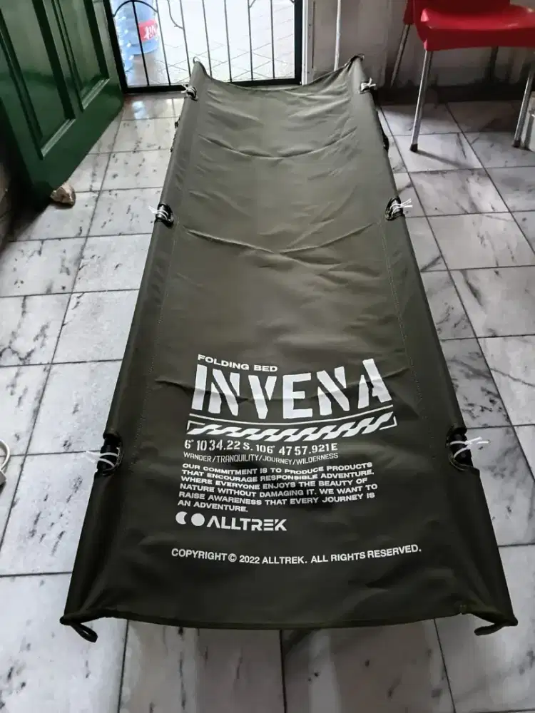 ALLTREK Folding Bed INVENA Velbed Lipat Camping Portable