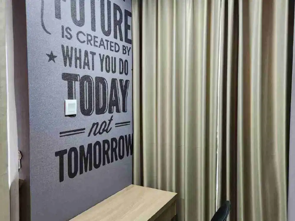 DISEWA CEPAT APARTEMEN PACIFIC GARDEN ALSUT TYPE STUDIO LANTAI RENDAH FULLY FURNISHED