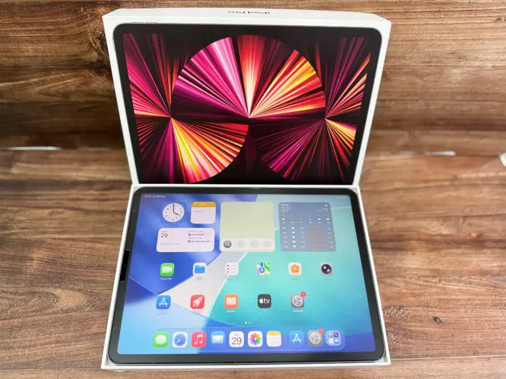 Ipad Pro M1 2021 11 inch Wifi 128GB Ex Inter Mulus Lengkap Bisa COD