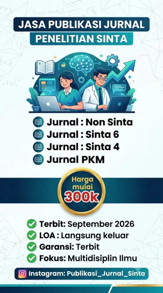 Jasa penerbitan jurnal penelitian