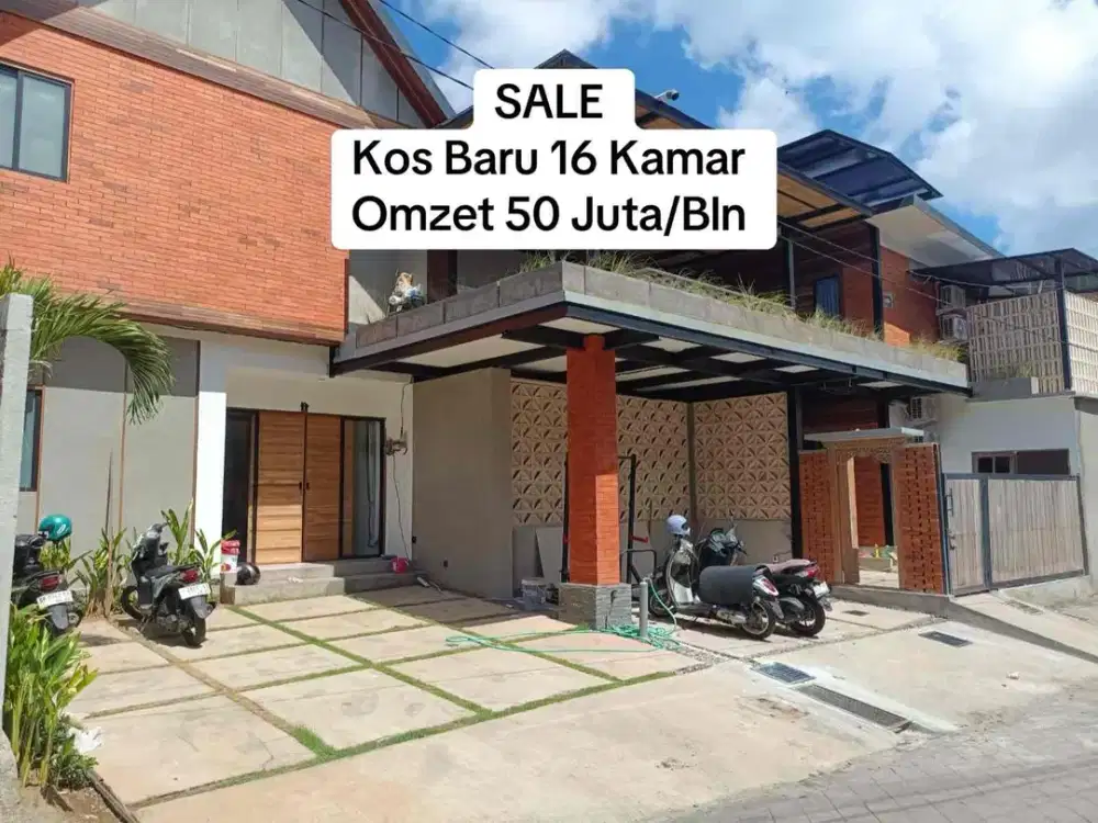 SALE Kos 16 Kamar Full Furnished Gatsu Barat