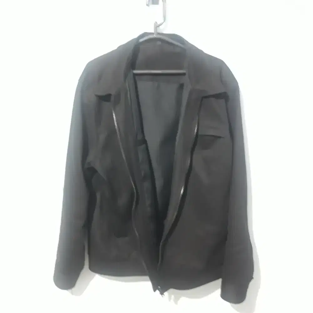 Jaket kantor kerah kanvas tebal