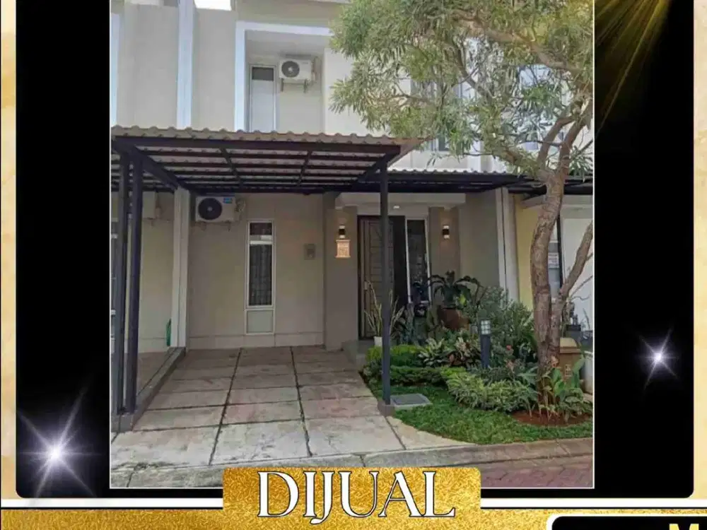 DIJUAL RUMAH 2 LANTAI DI CARILLO RRSIDENCE PARAMOUNT GAFING SERPONG TANGERANG