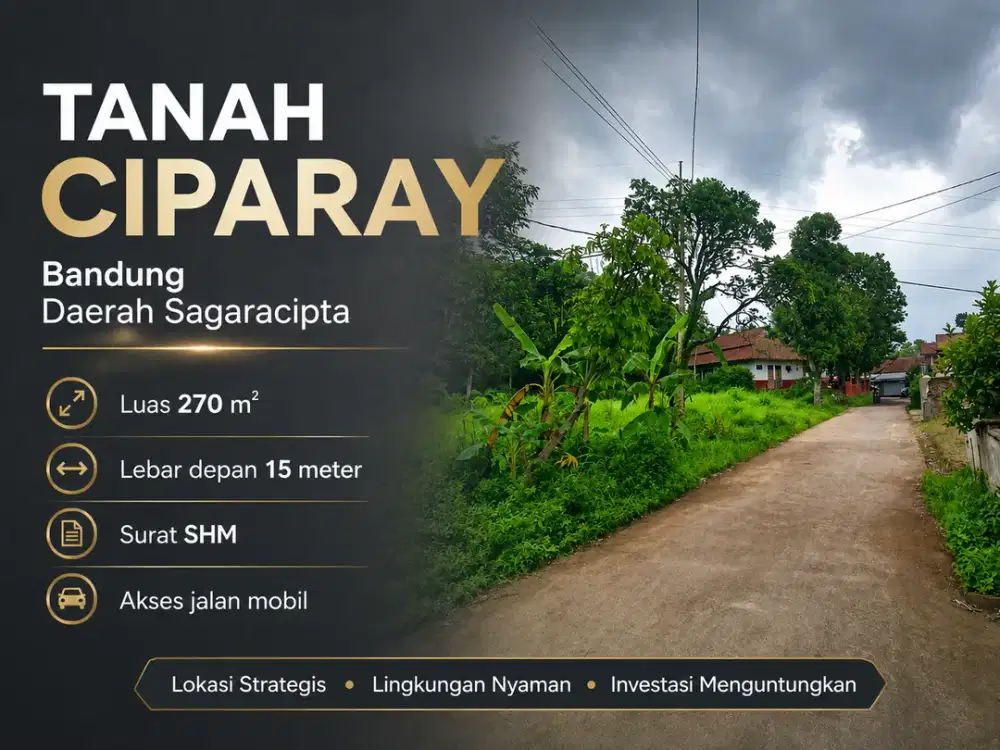 Dijamin Untung! Tanah Dijual Ciparay, Bandung