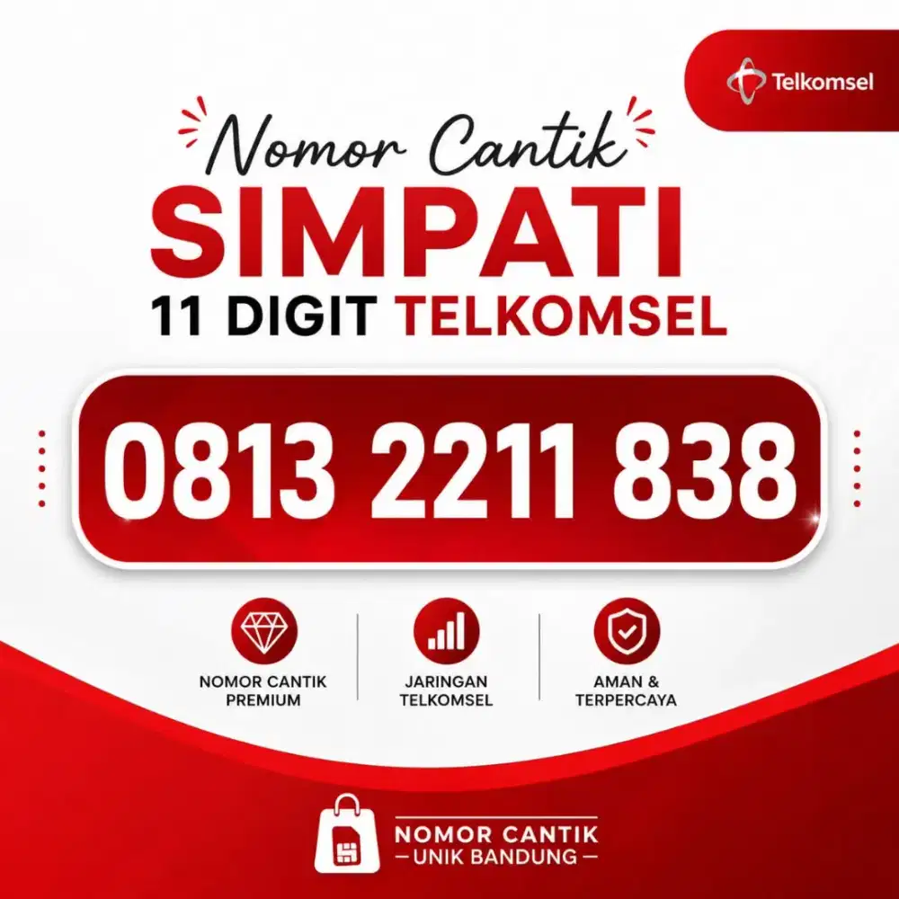 Nomor cantik simpati 11 digit telkomsel rapih murah