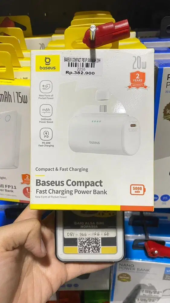 BASEUS COMPACT PB IP 5000mAH 20W