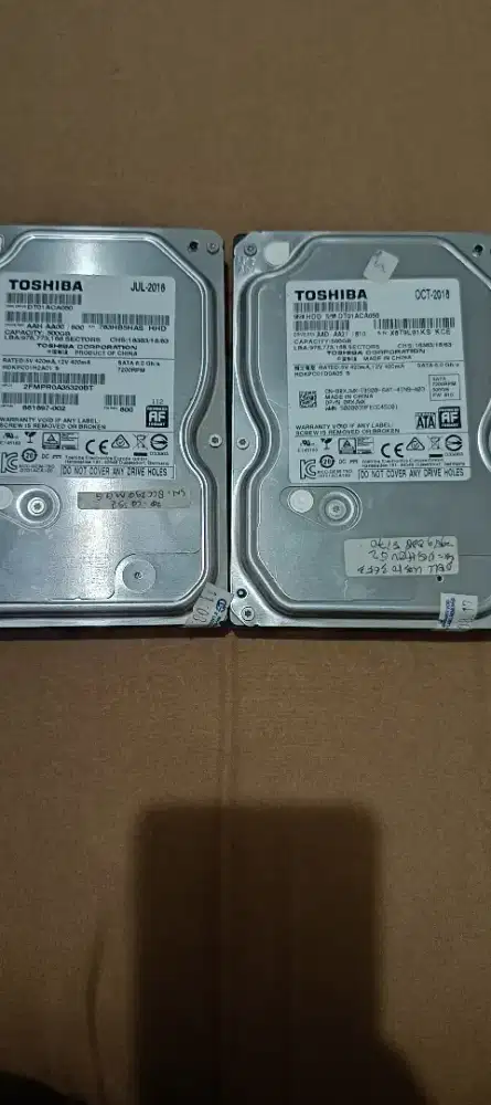 Jual hardisk merek toshiba