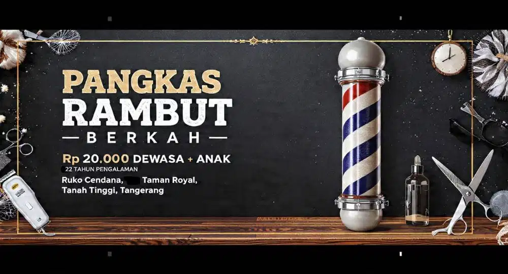 PANGKAS RAMBUT BERKAH RUKO CENDANA TAMAN ROYAL