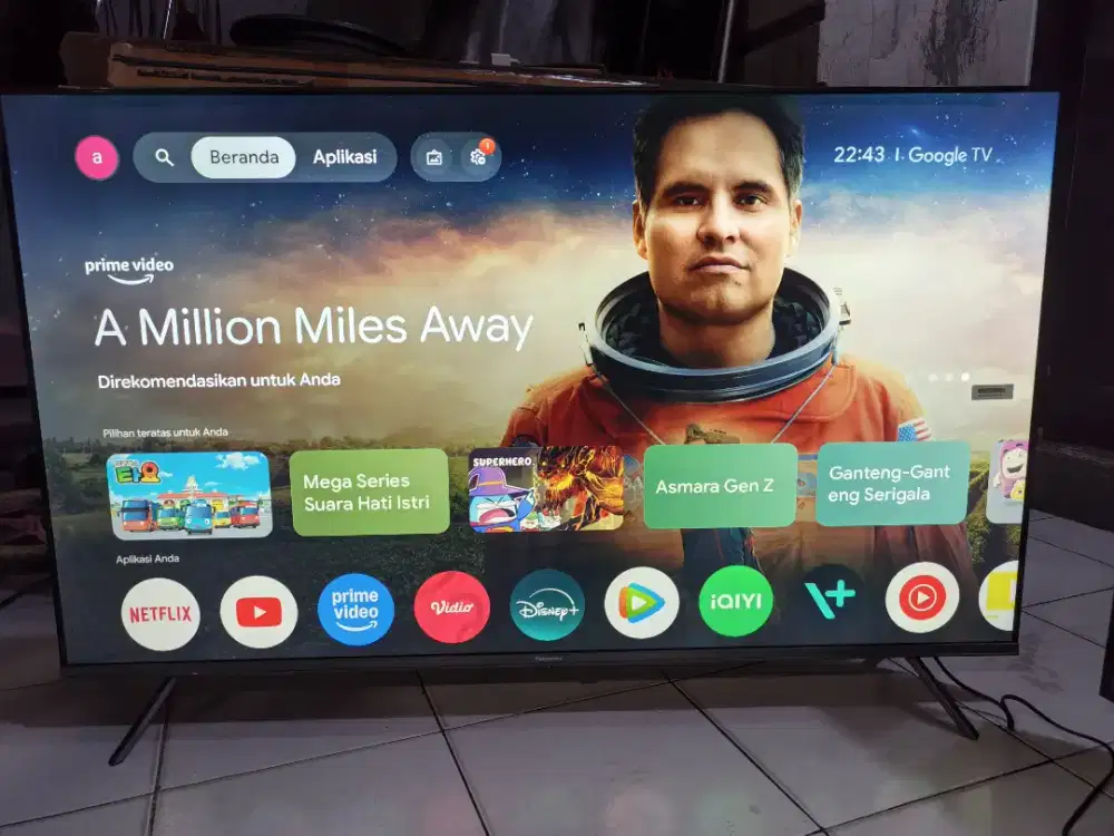 Tv panasonic smart googl 50 inch
