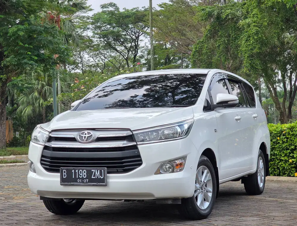 TDP 25.JT| INNOVA V 2.0 AT BENSIN 2017 PUTIH SUPER SEGER !!