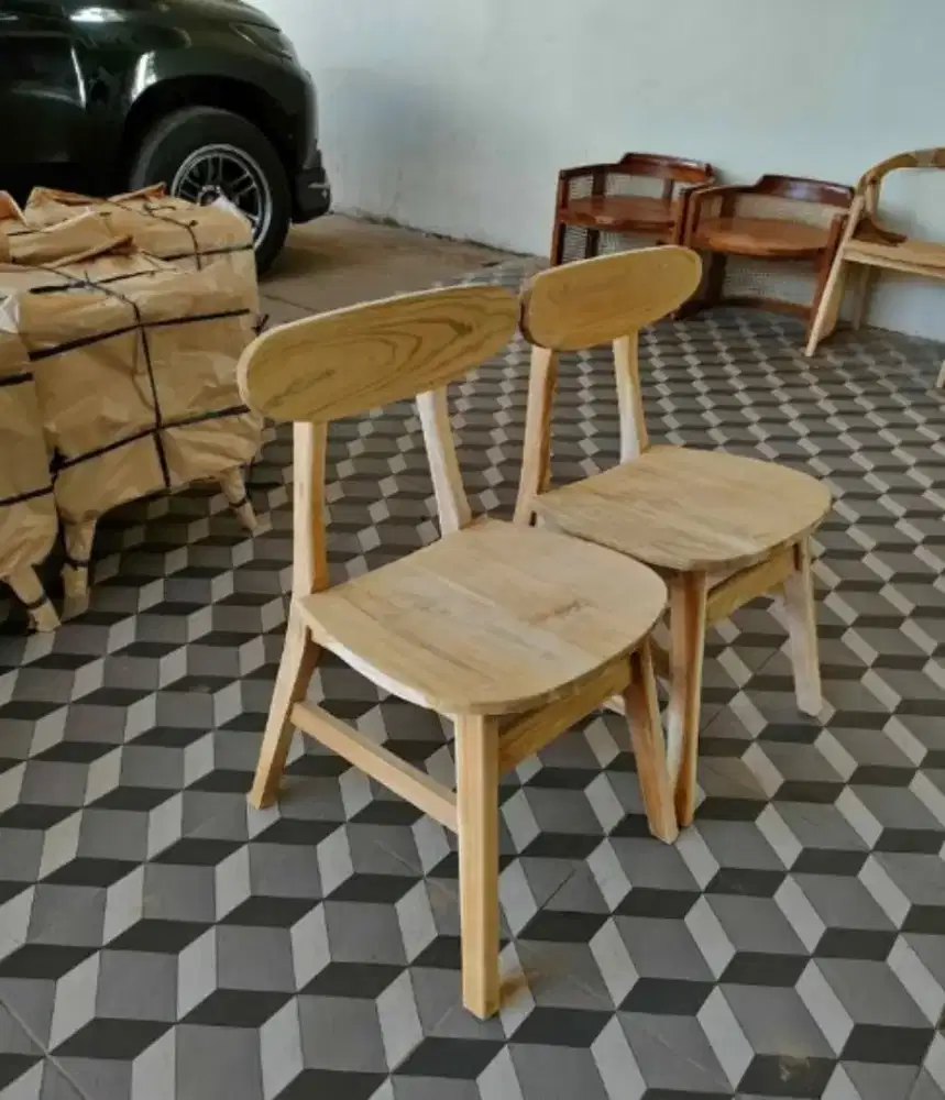 Kursi teras kursi makan ropan kayu jati
