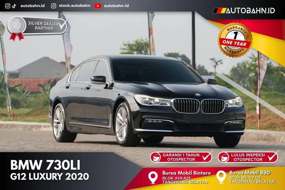 Final Bos! BMW 730Li Luxury 2020 Full Options! black s450l x5 530i