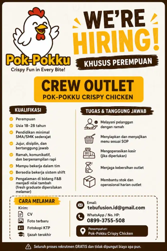 Lowongan penjaga stand