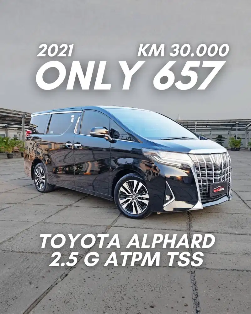 Alphard G ATPM 2.5 TSS ( Ready 2021 & 2022)