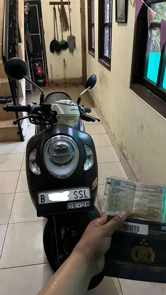 NEW HONDA SCOOPY FASHION BROWN CREAM 110 CC thn 2023
