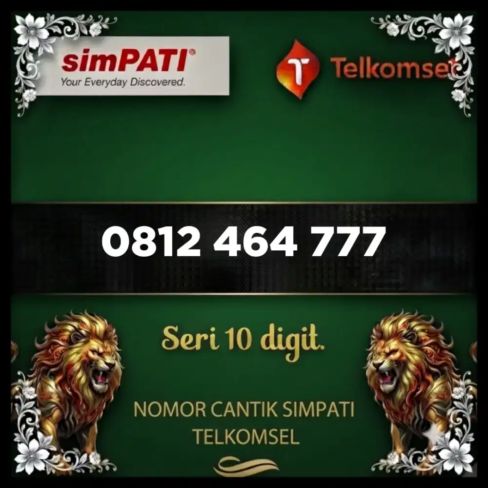 Nomor cantik simpati Telkomsel super