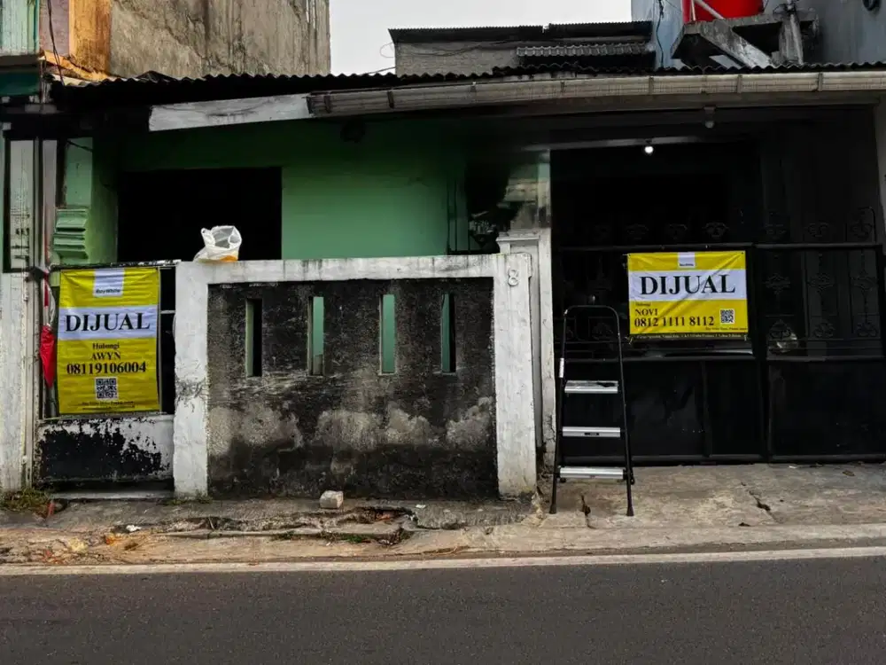 Rumah Permata Hijau Kebayoran Tepi Jalan Raya