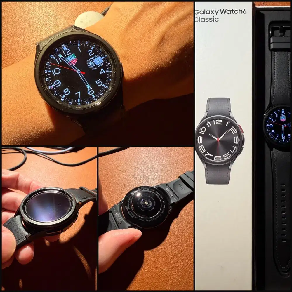 Galaxy Watch 6 Classic 43mm Black hitam