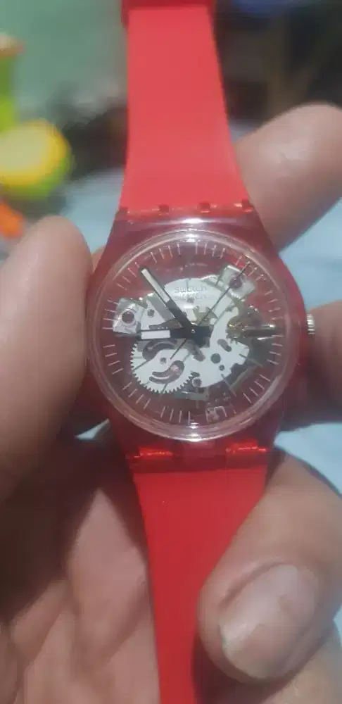 swatch rosso blanco min no box