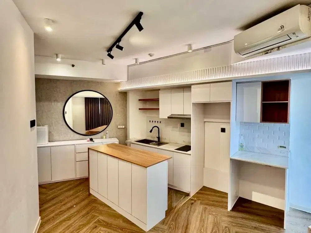 DISEWAKAN APARTEMEN WATERPLACE TOWER E 2BR JADI 1BR FURNISH PAKUWON MALL