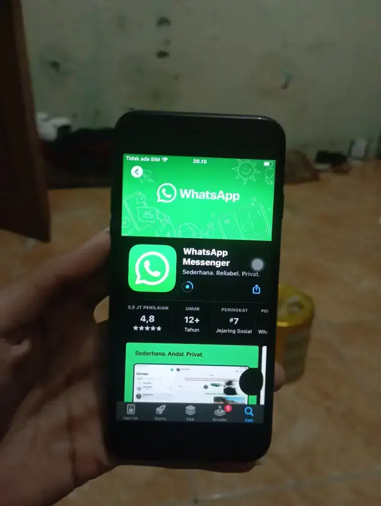 iphone 7 hitam 128gb