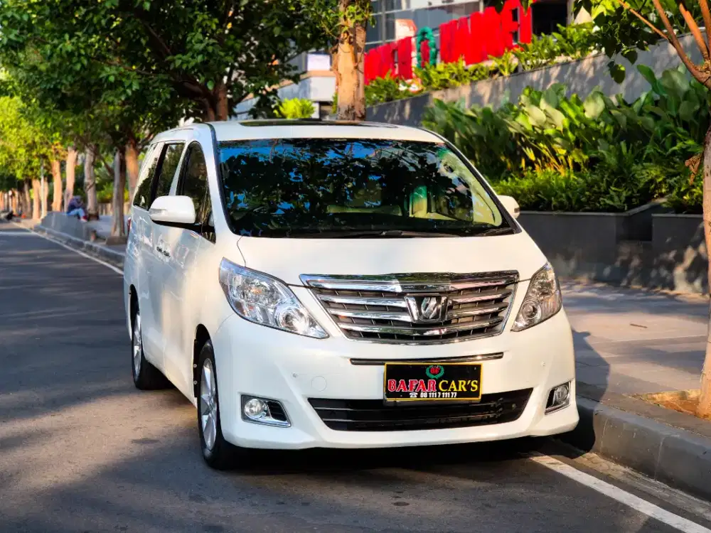 Alphard G ATPM PILOT SEAT KM ANTIK 2014 PUTIH LOW KM CASH