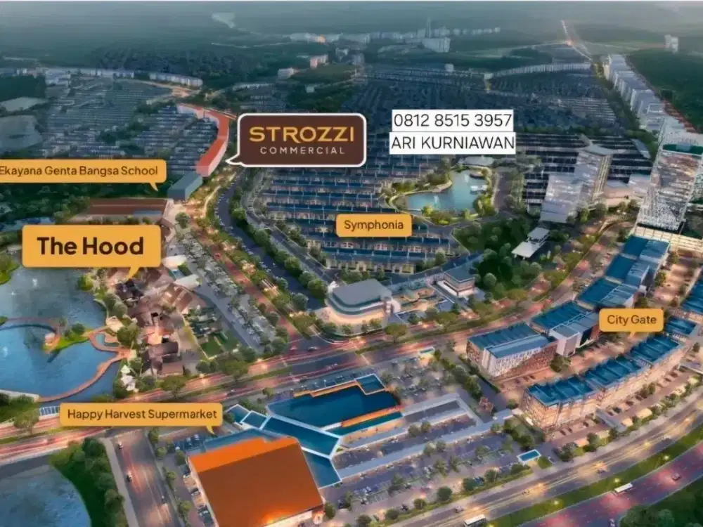 RUKO TERBARU STROZZI COMMERCIAL 3LANTAI COCOK USAHA APAPUN! BY SUMMARECON SERPONG
