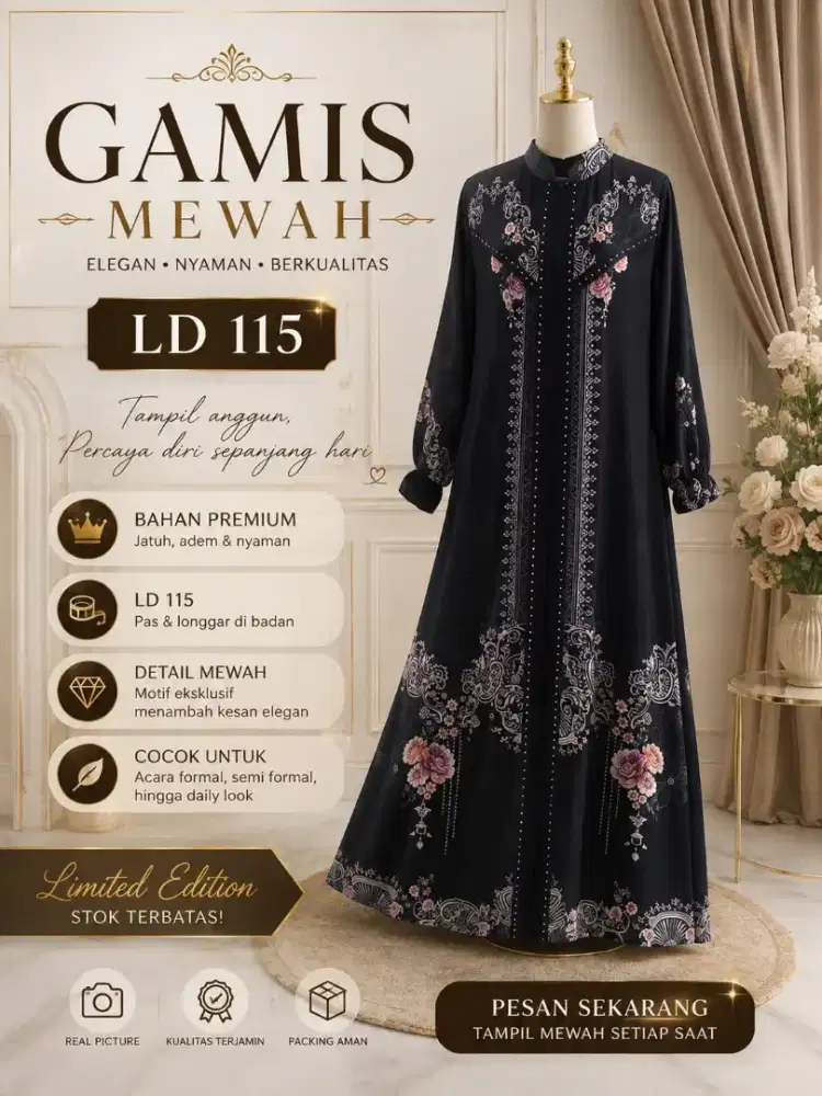 Gamis wanita elegan