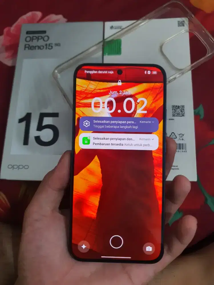 Oppo Reno 15 basic. Ram 12/256. Fullset mulus