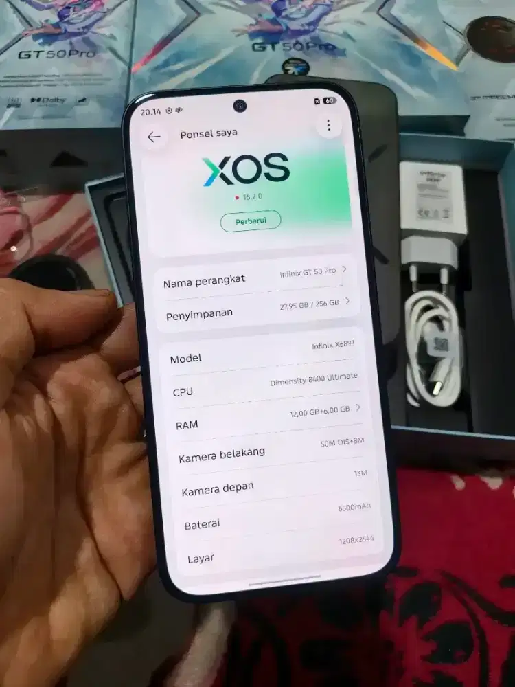 Infinix GT 50 pro 12/256 Fullset