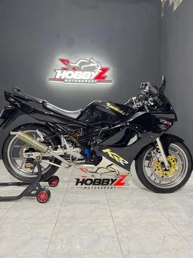 Kawasaki ninja zx 150RR/ninja 150-RR CBU modif hedon 2005 black
